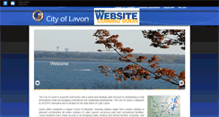 Desktop Screenshot of cityoflavon.org